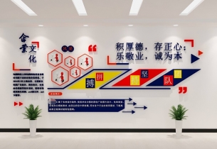 如何通過企業文化墻向客戶展示公司的企業文化